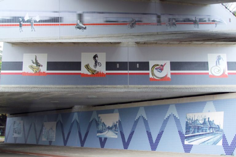 Drie spoor-onderdoorgangen Vleuten