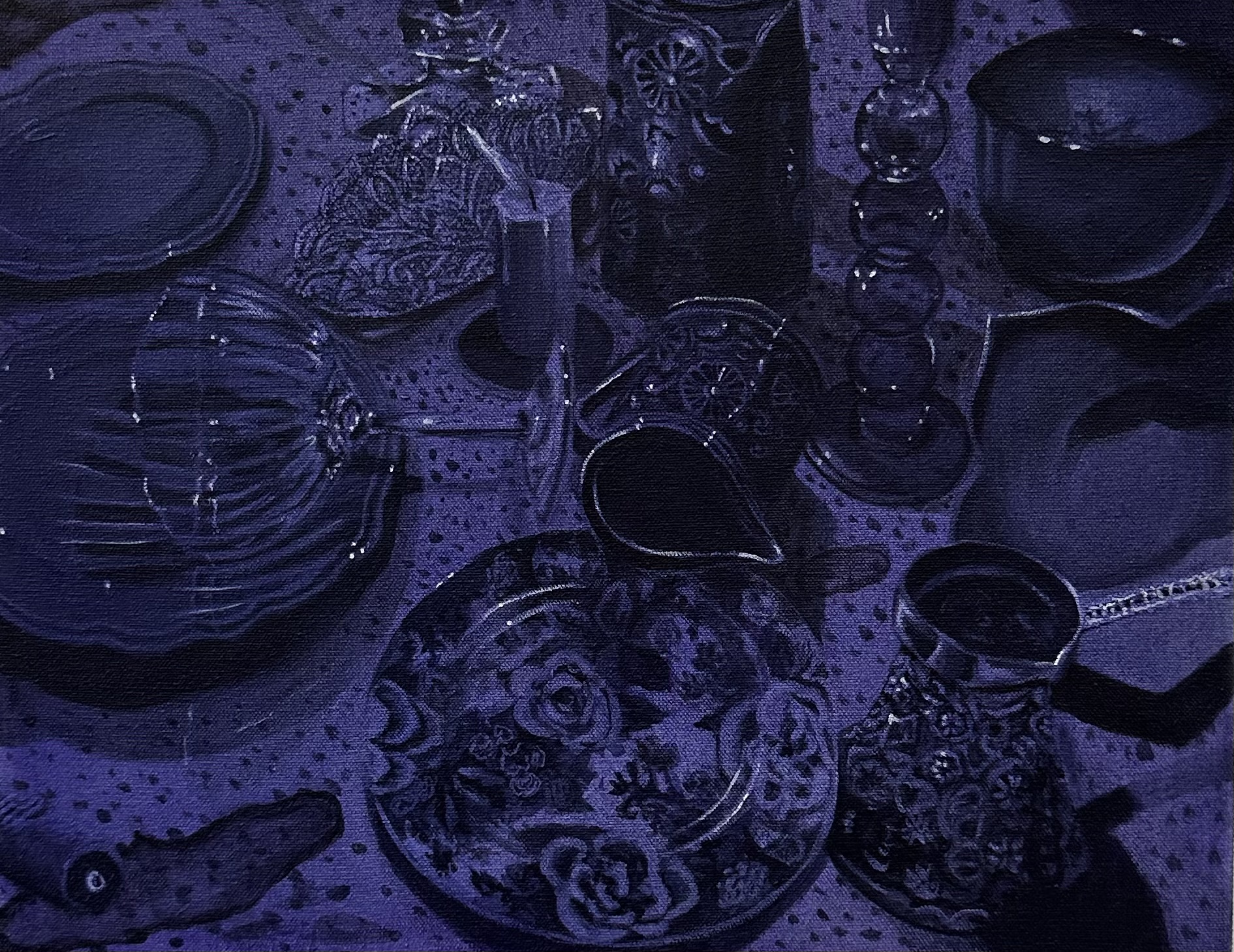 Galerie SANAA / Purple blues –  Elma Cavcic, Anne Marie Spijker, Jouni Toni